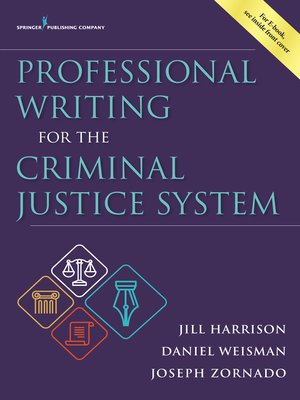 cover image of Professional Writing for the Criminal Justice System